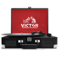 Victor Metro Dual Bluetooth Suitcase Turntable in Black