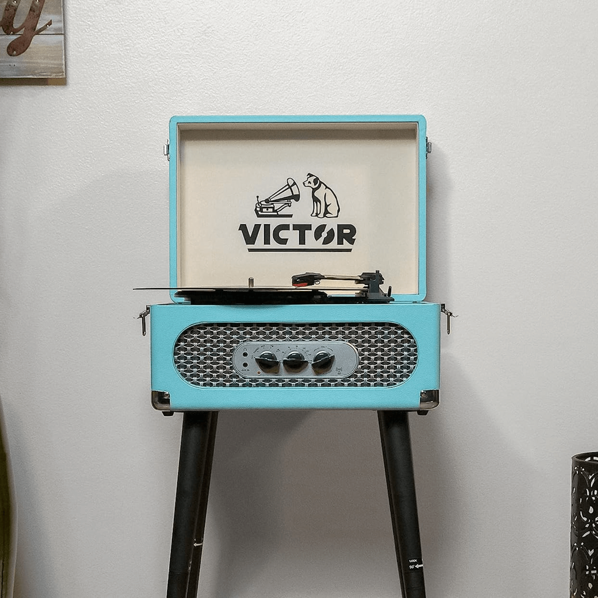 Victor Andover 5-in-1 Music Center Turquoise - Refurbished
