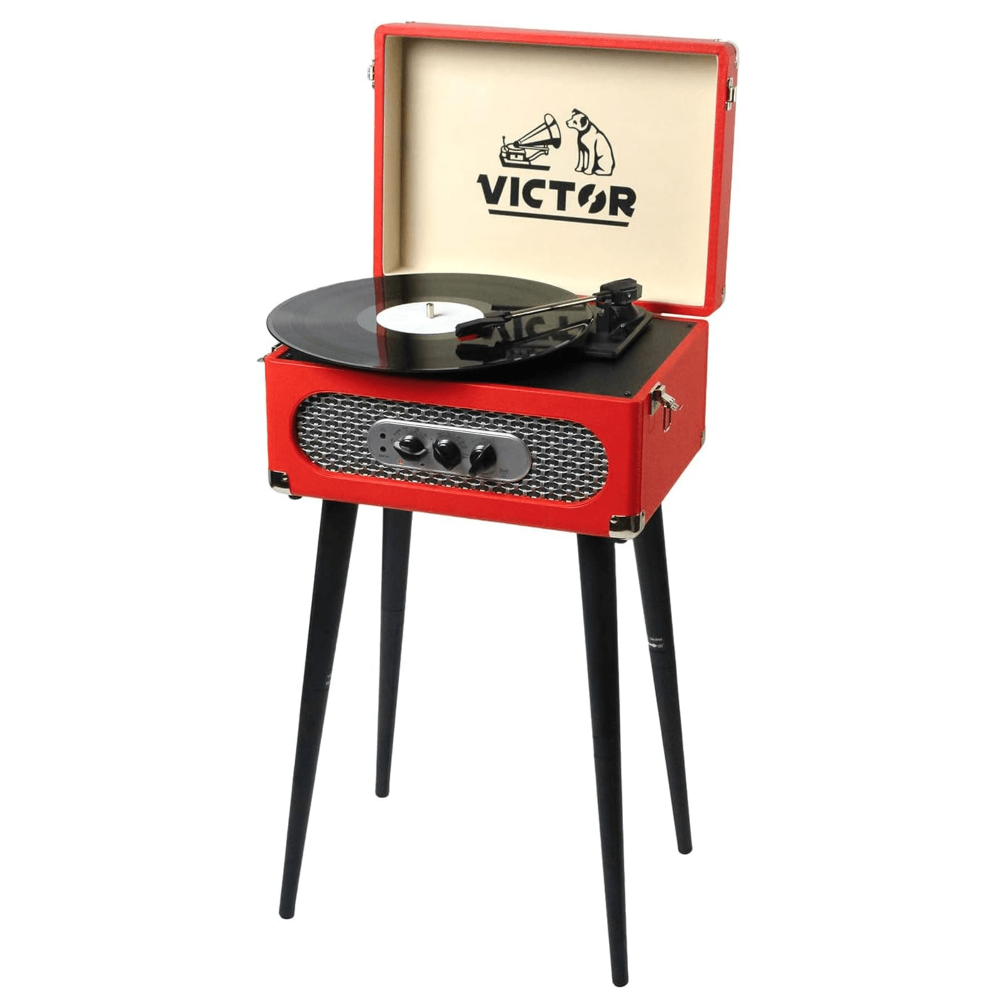 Victor Andover 5-in-1 Music Center Red - Refurbished
