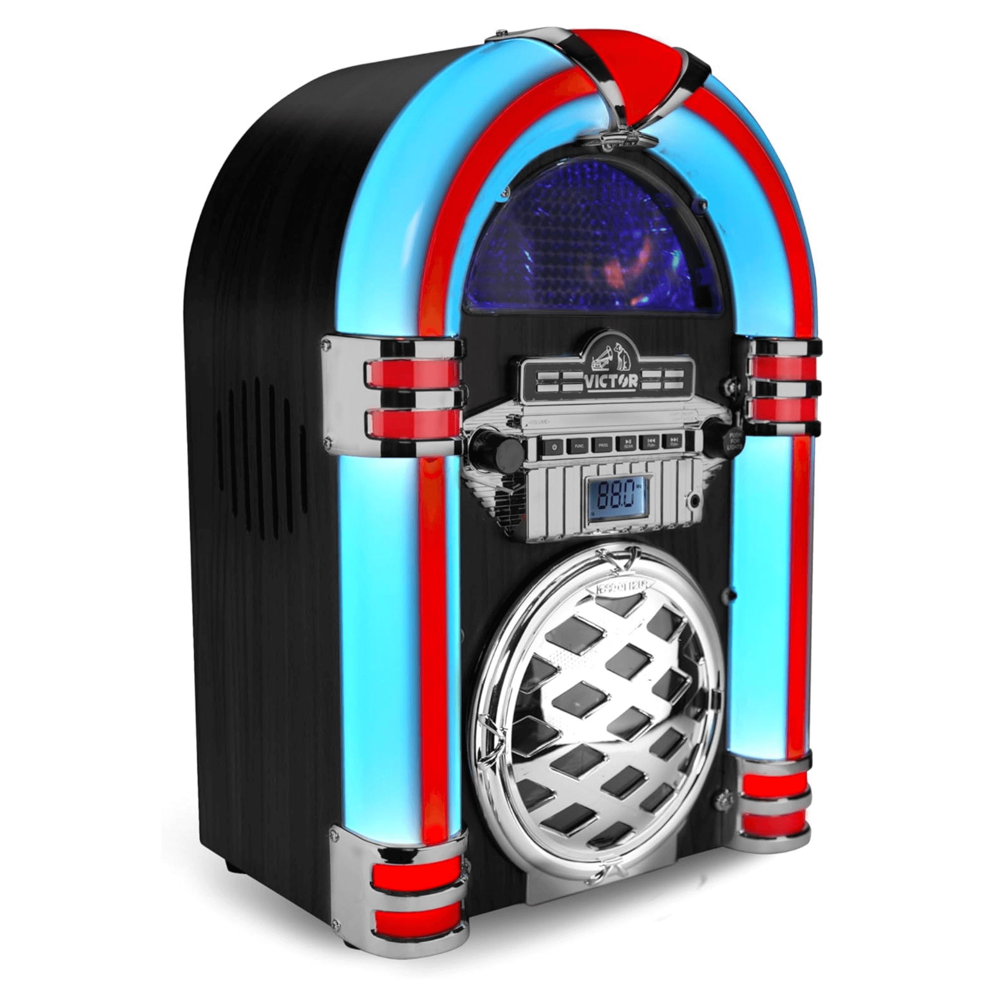 Victor Broadway II Desktop LED CD Jukebox Black - Refurbished