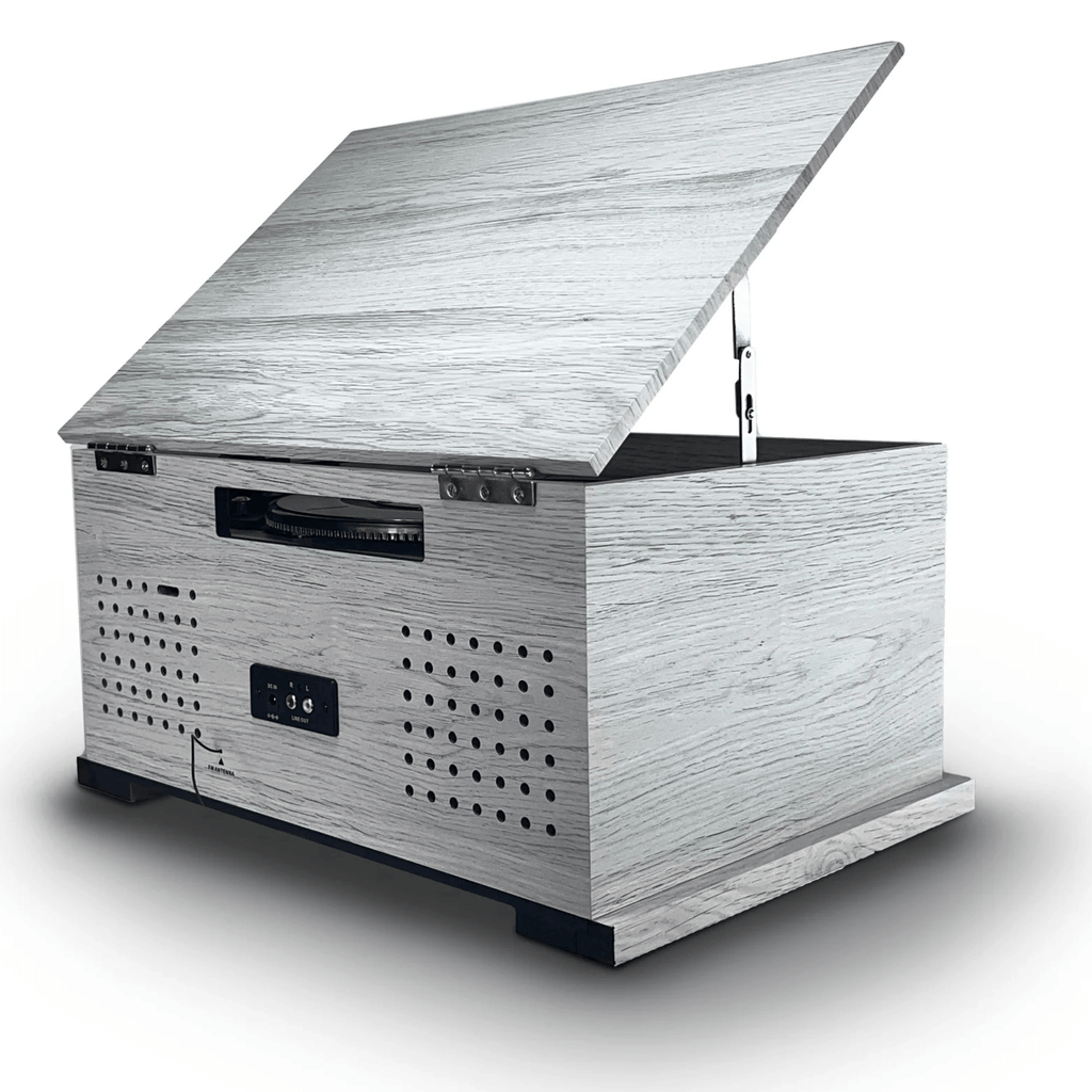 Victor Belmont 8-in-1 Wood Music Center White - Refurbished