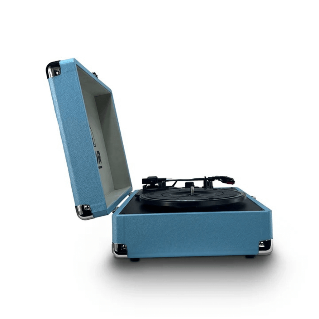Victor Metro Plus Portable Dual BT Suitcase Turntable Turquoise - Refurbished
