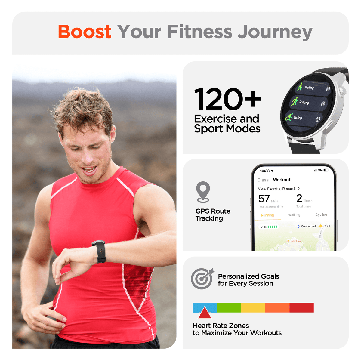 HyperGear SmartWatch + Fitness Tracker - additional product photo