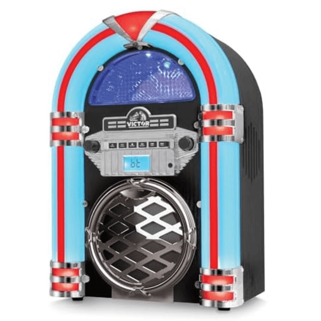 Victor Broadway II Desktop LED CD Jukebox Black - Refurbished