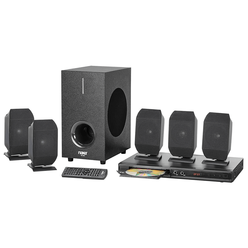 Naxa 5.1 Channel Home Theater DVD & Karaoke Speaker System - Refurbished - additional product photo