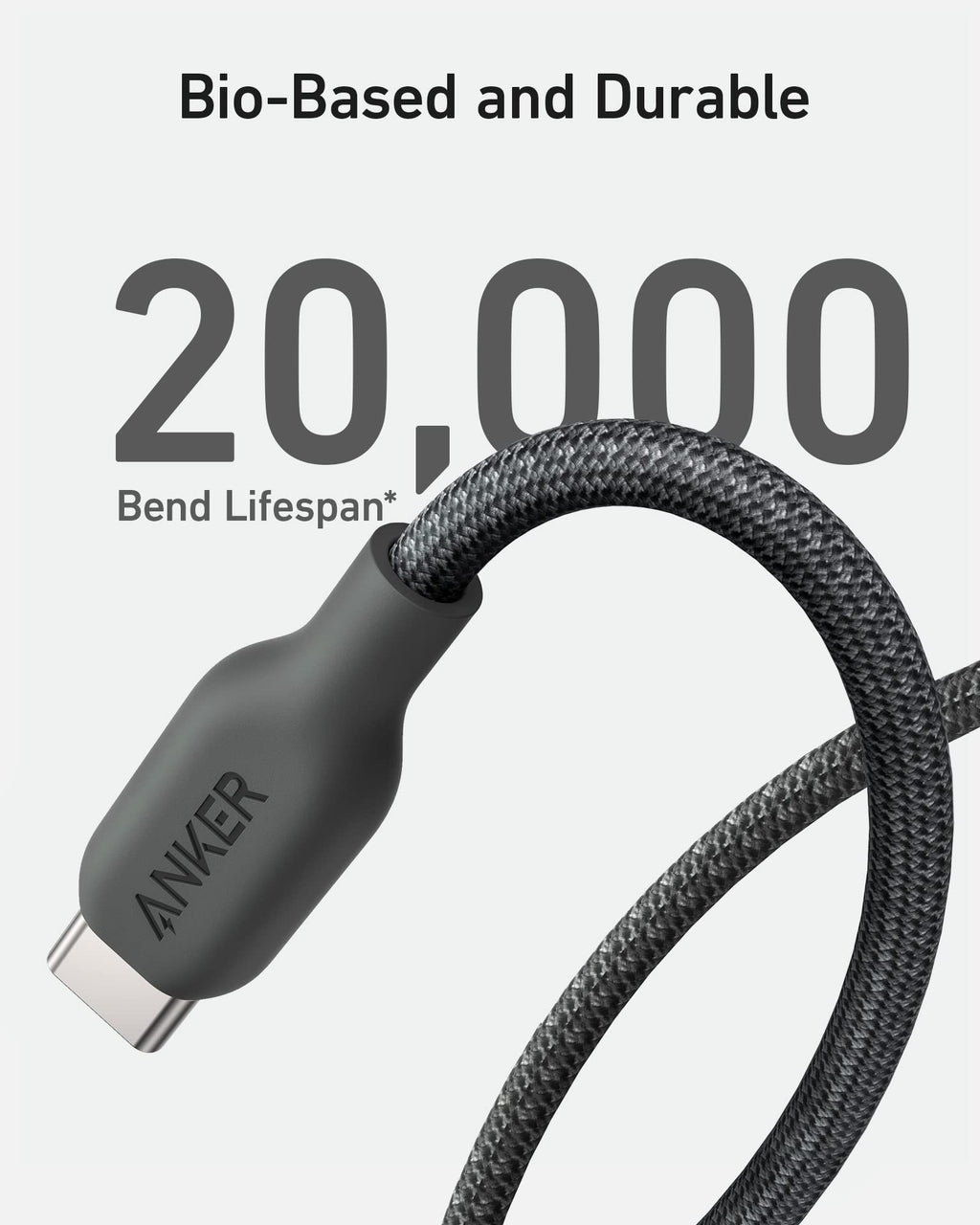 Anker 543 USB C to USB C Cable (240W, 10 ft)