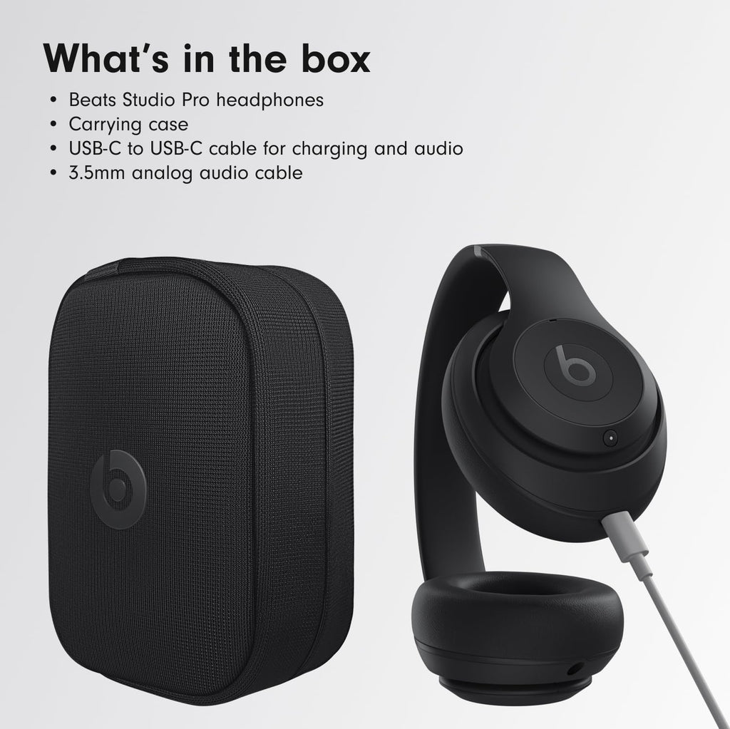Beats Studio Pro Wireless Over-Ear Headphones – Black (Refurbished)