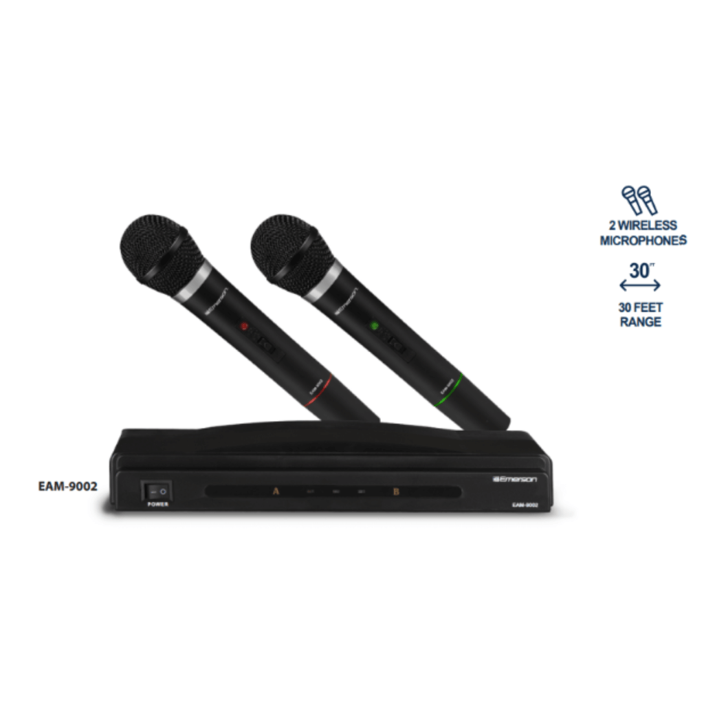 Emerson Professional Dual Microphone Kit with Wireless Transmitter - additional product photo