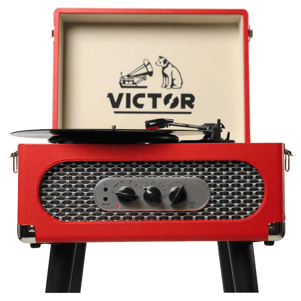 Victor Andover 5-in-1 Music Center Red - Refurbished