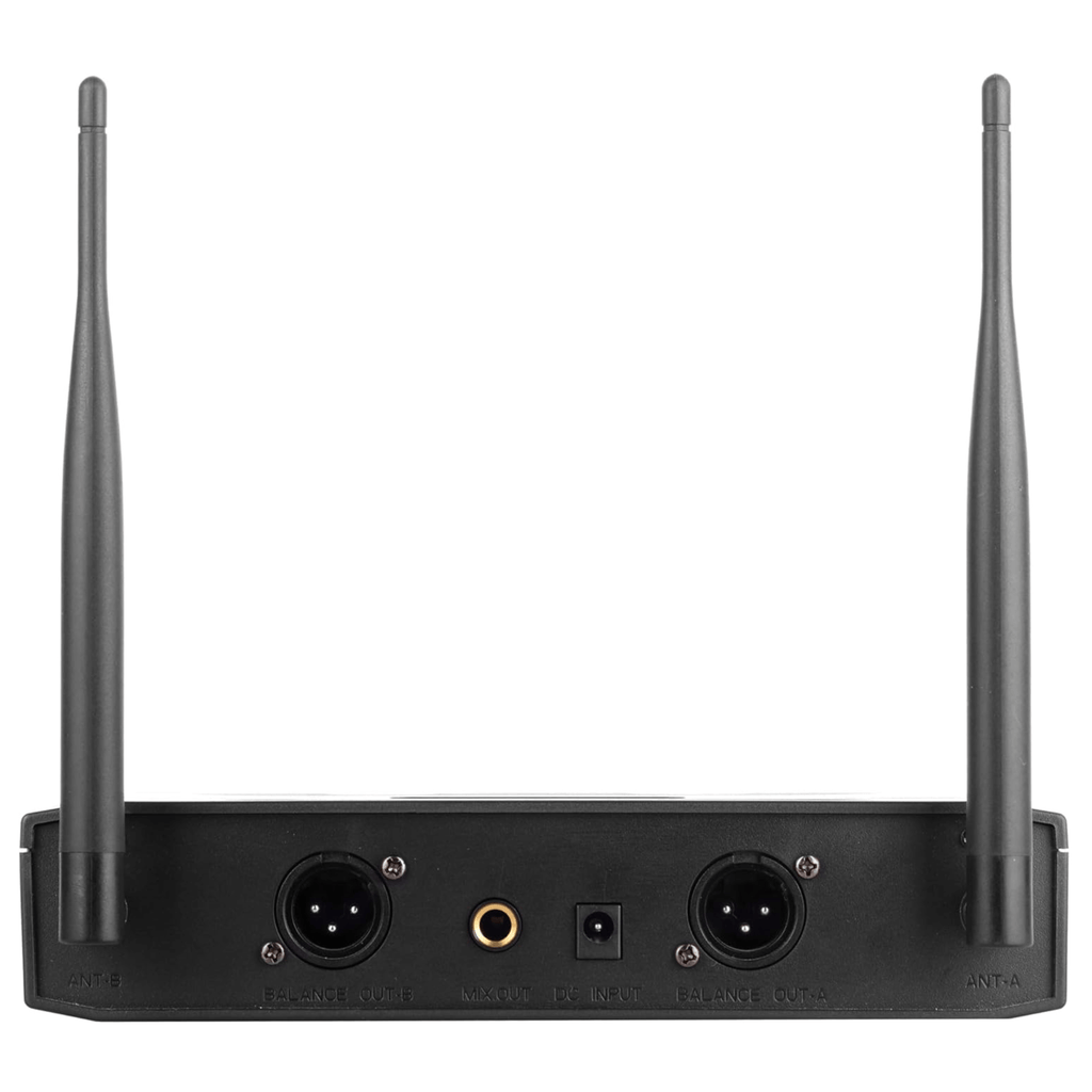 Supersonic VHF Dual Fixed Channel Professional Wireless Microphone with Carry Case - additional product photo
