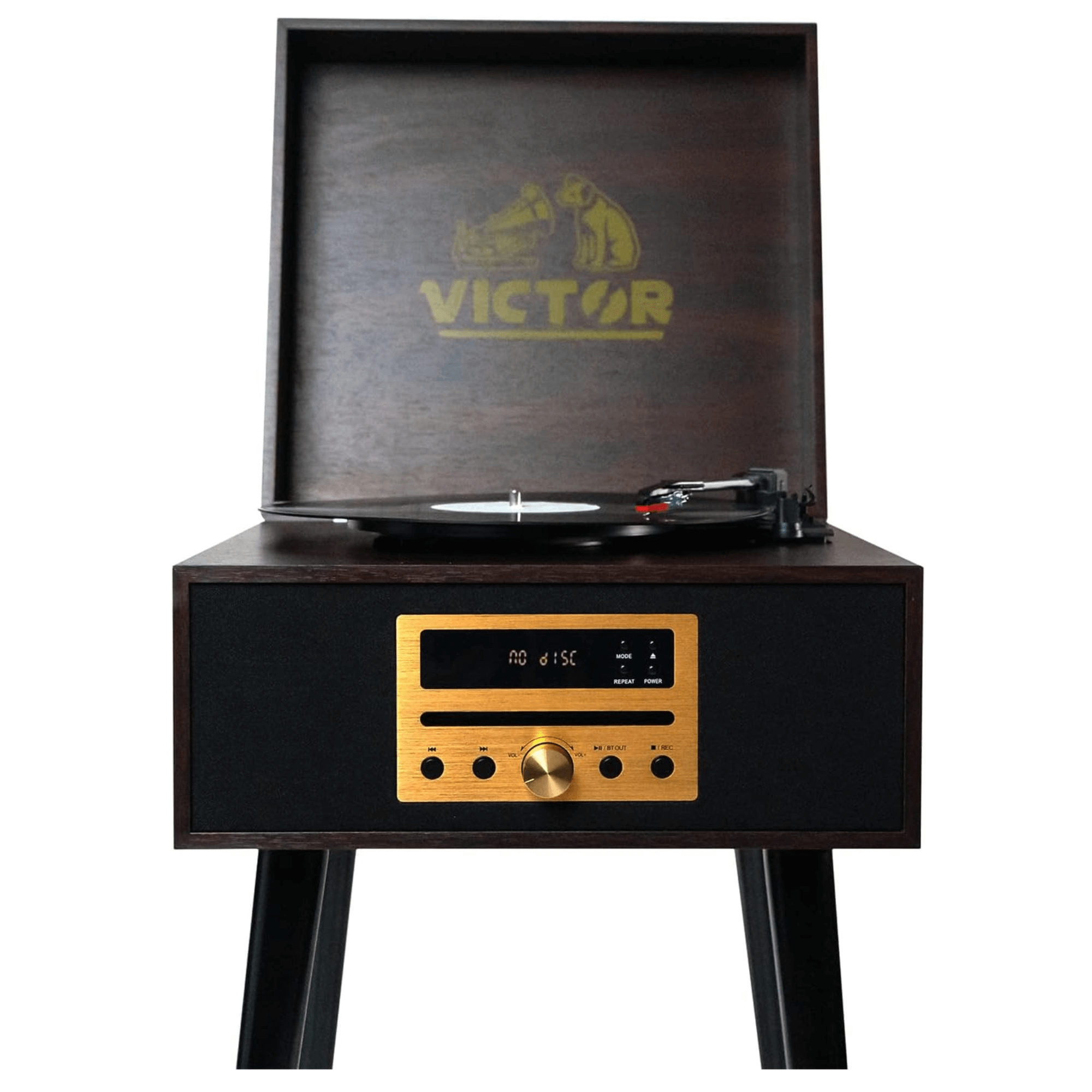 Victor Newbury 8-in-1 Music Center Espresso -  Refurbished