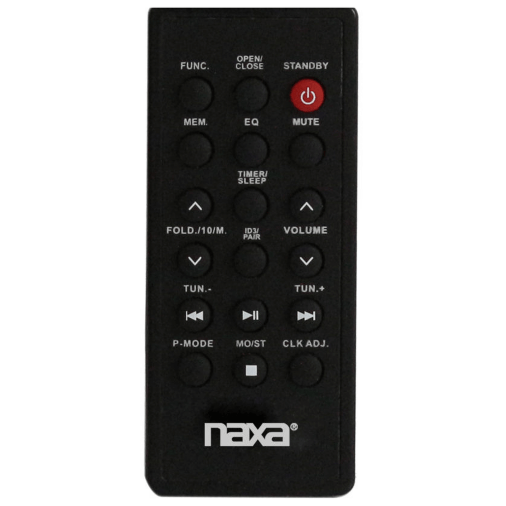 Naxa MP3/CD Bass Reflex Bluetooth Boombox - Refurbished - additional product photo