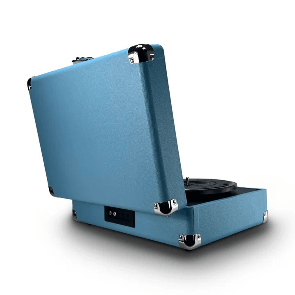 Victor Metro Plus Portable Dual BT Suitcase Turntable Turquoise - Refurbished