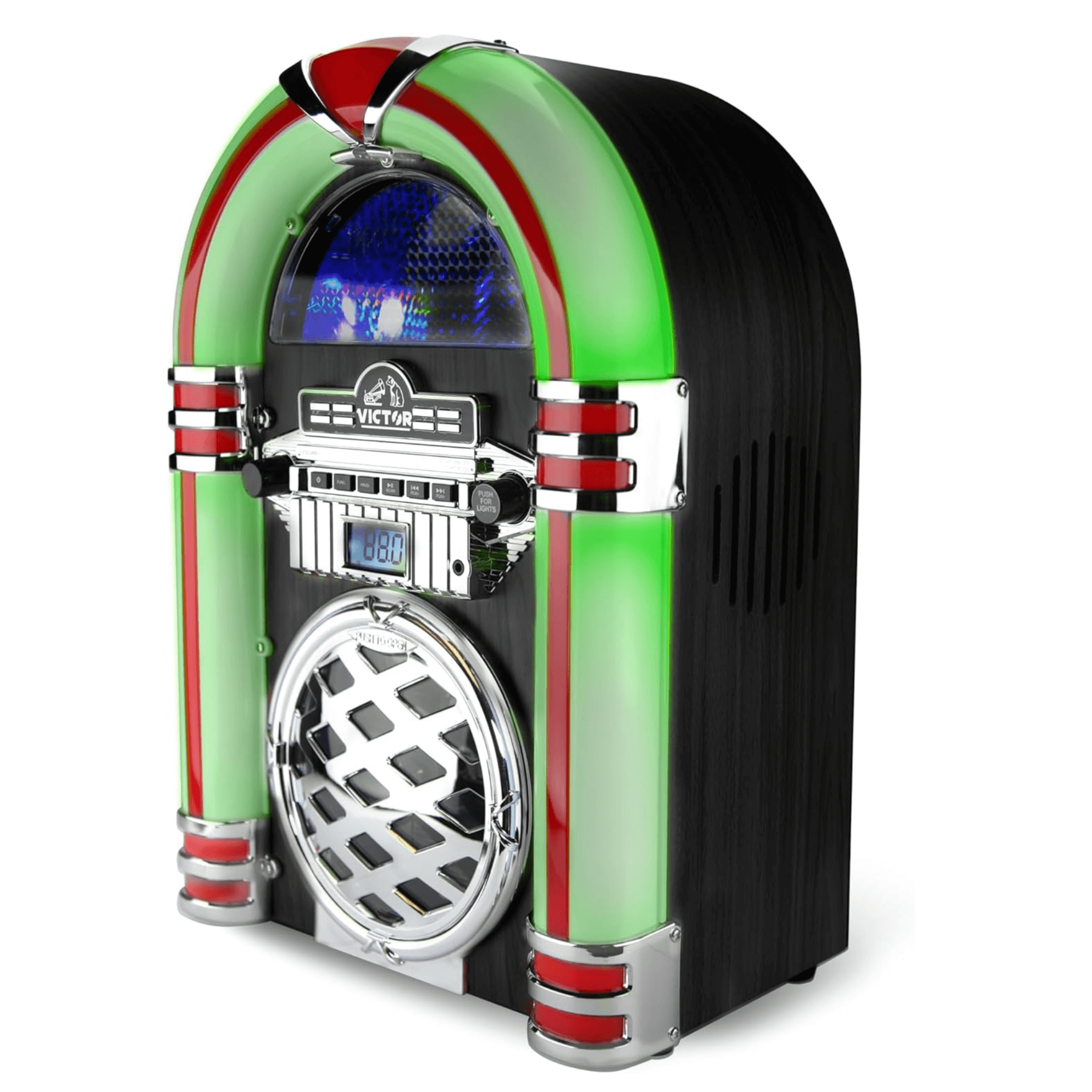 Victor Broadway II Desktop LED CD Jukebox Black - Refurbished