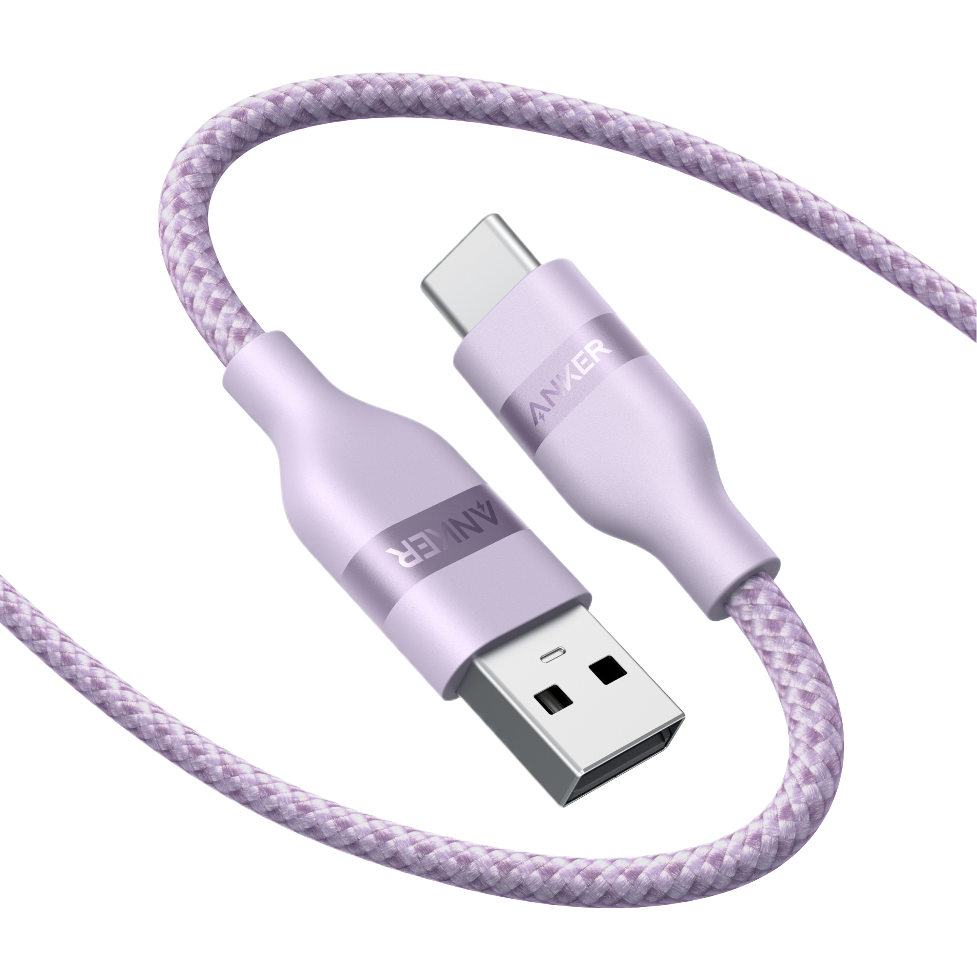 Anker USB-A to USB-C Cable (3 ft / 6 ft, Upcycled-Braided)