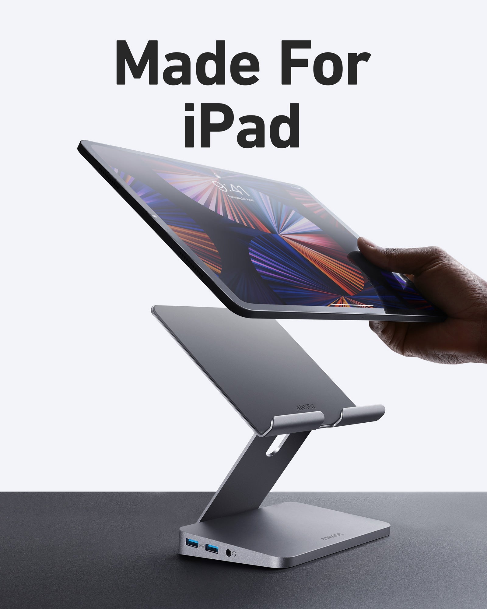 Anker 551 USB-C Hub (8-in-1, Tablet Stand)