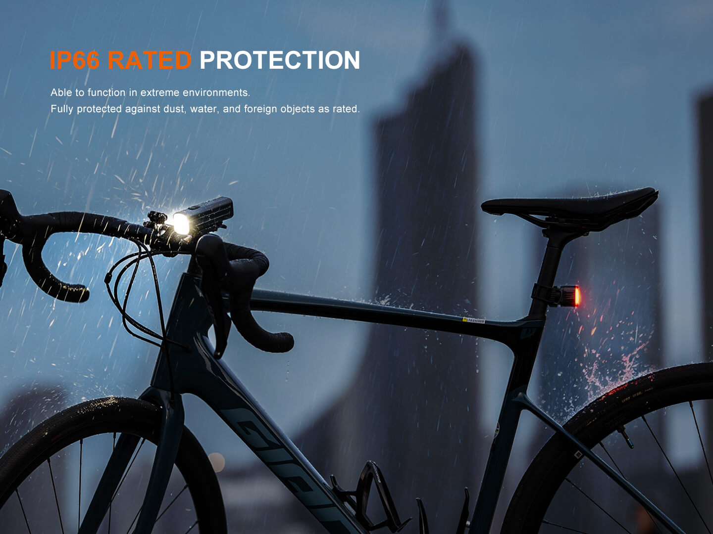 Fenix BC28R Smart Head & Tail Bike Light Combo