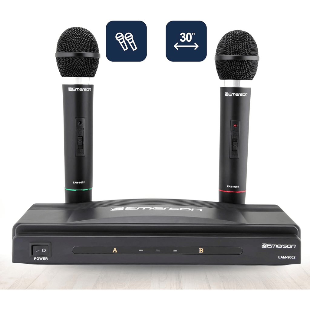 Emerson Professional Dual Microphone Kit with Wireless Transmitter - additional product photo