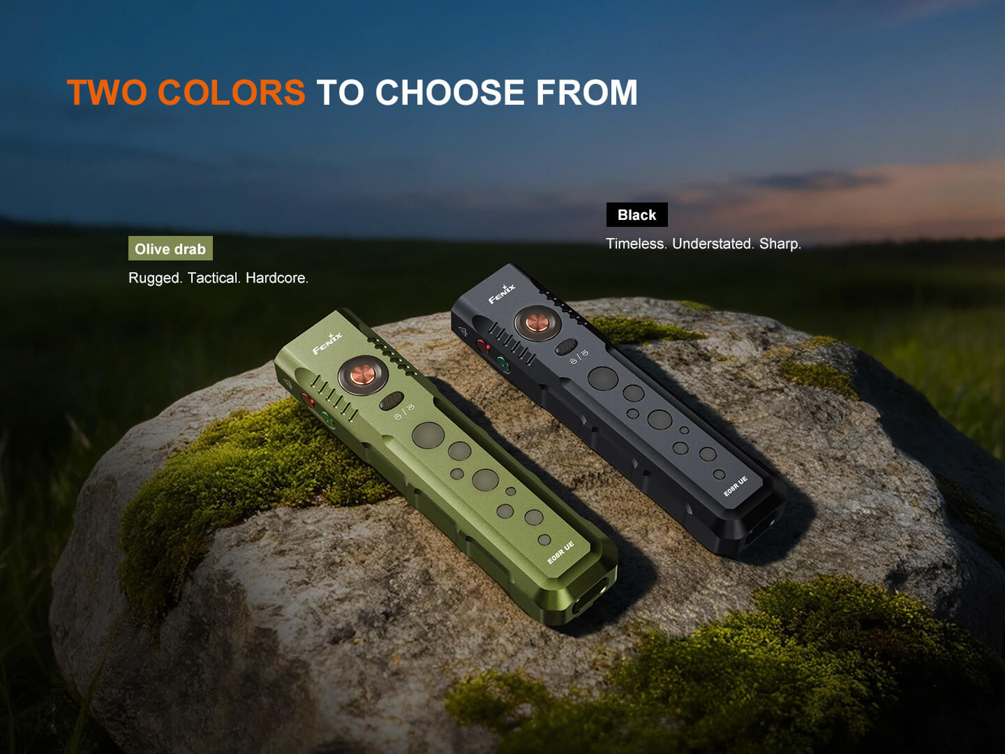 Fenix E08R UE Multi-Light EDC Flashlight With Red Light & Green Laser