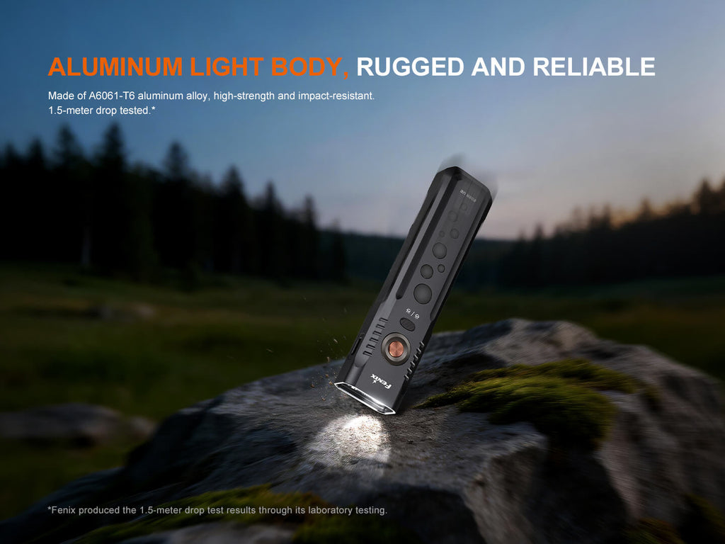 Fenix E08R UE Multi-Light EDC Flashlight With Red Light & Green Laser