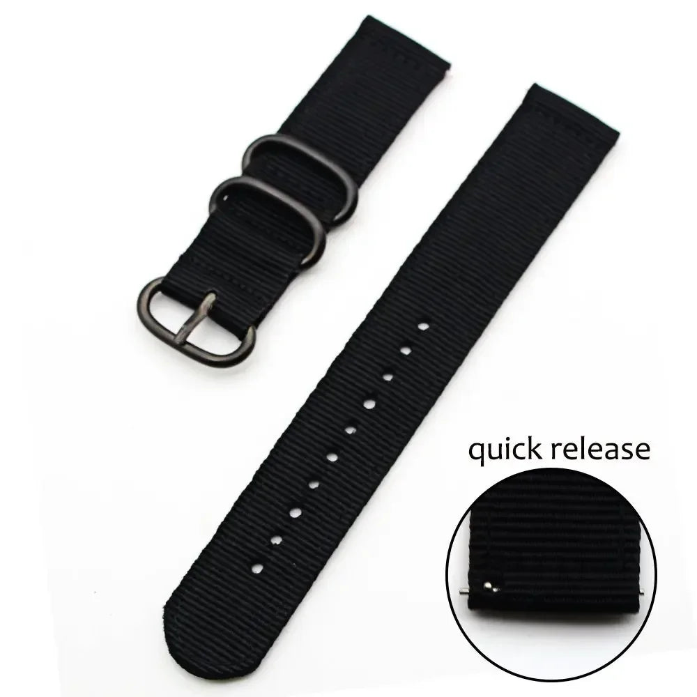 COROS Nylon Sport Watch Bands - Nylon Strap with Stainless Buckle