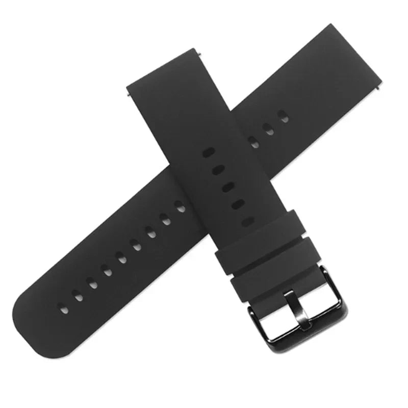Motorola Moto Watch Bands Silicone Replacement Strap with Metal Buckle