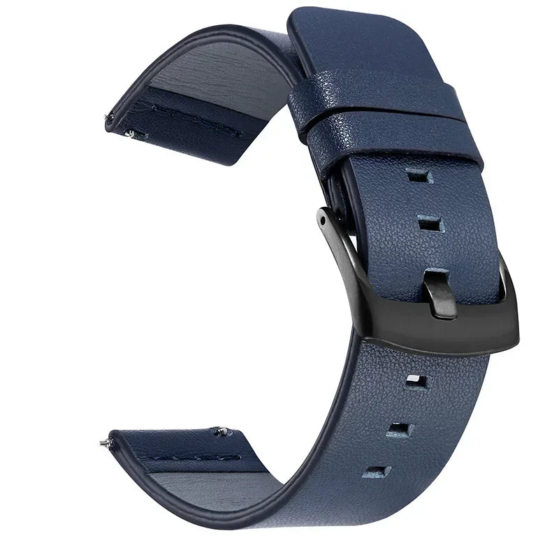Motorola Moto Watch Bands - Quick Release Leather Smartwatch Straps
