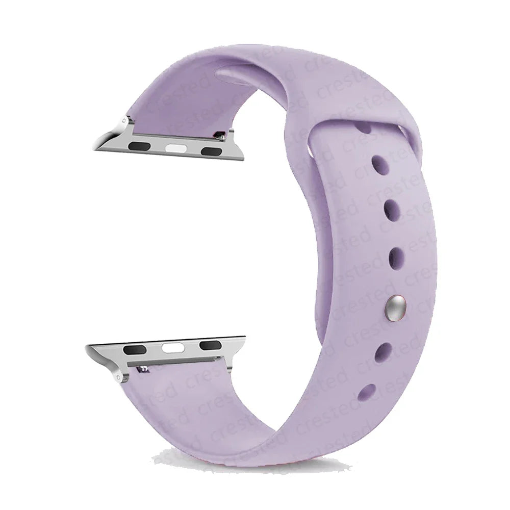 Apple Watch Silicone Strap - Comfortable Waterproof Band