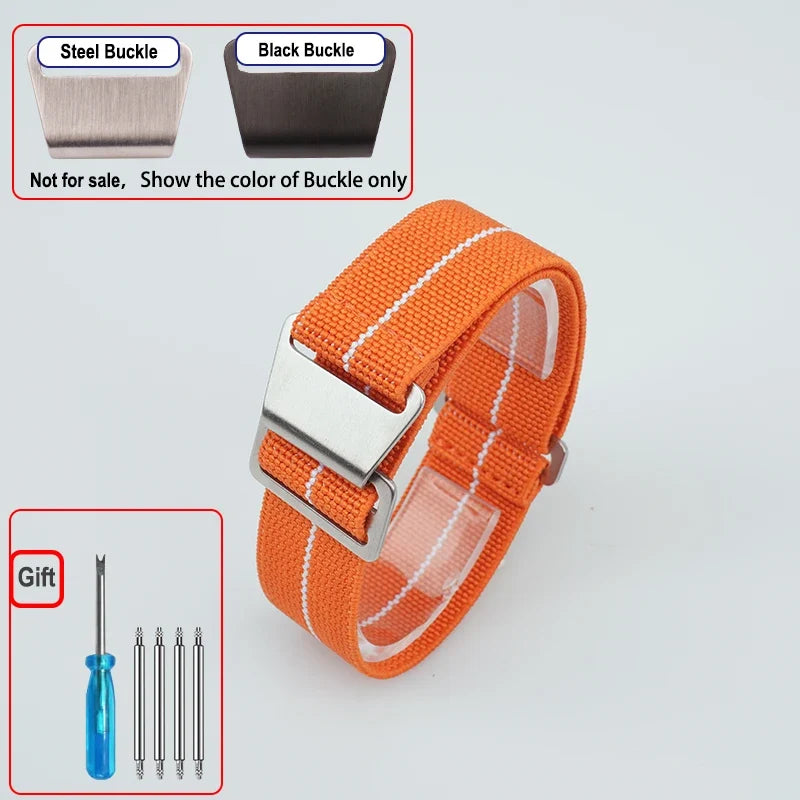 OnePlus Smartwatch Bands Nylon Elastic Parachute Fabric Watch Strap