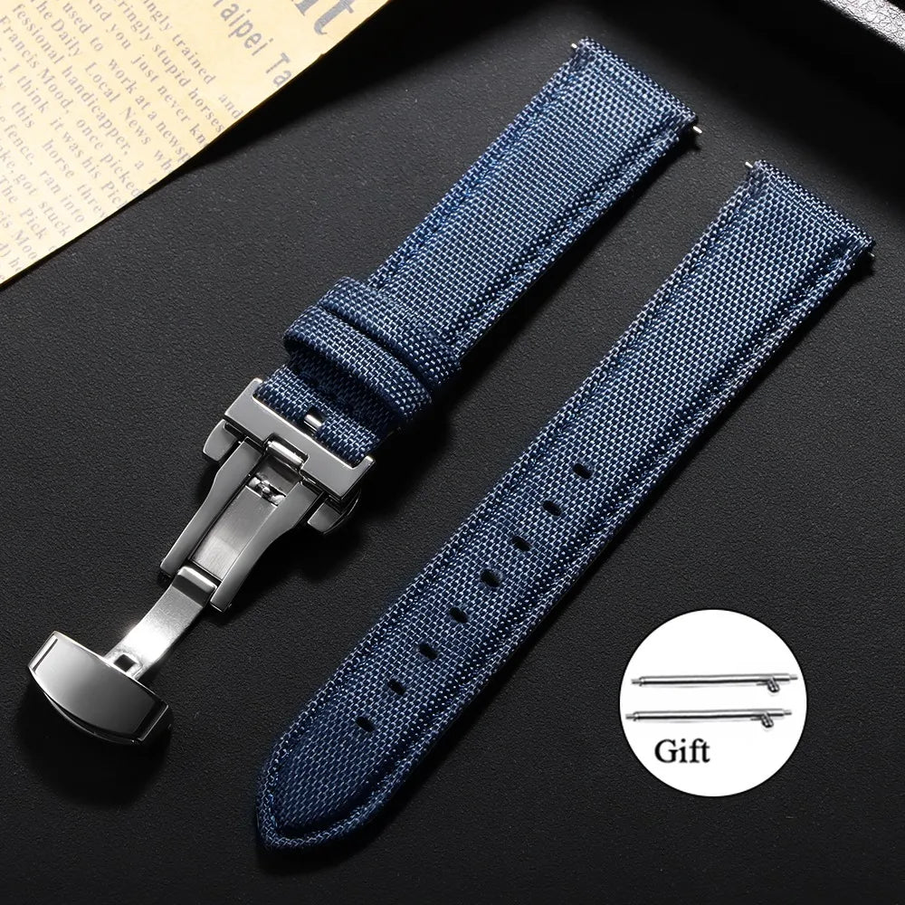 OnePlus Smartwatch Bands Quick Release Sailcloth Nylon Watch Straps