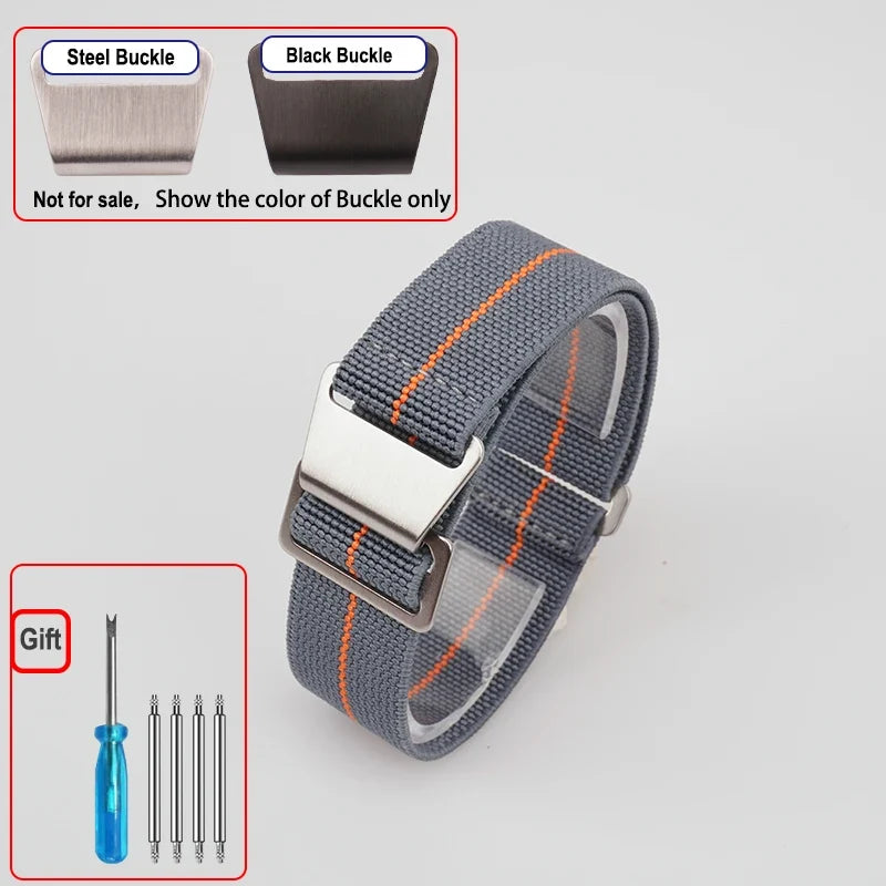 OnePlus Smartwatch Bands Nylon Elastic Parachute Fabric Watch Strap