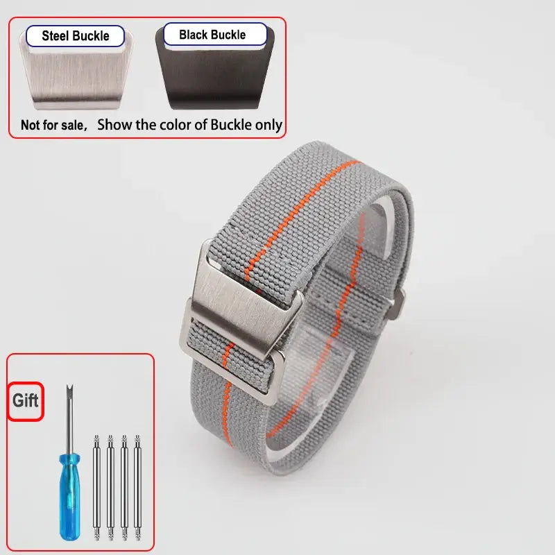 Amazfit Nylon Elastic Watch Band (One Size) – Fits Amazfit GTR/GTS/T-Rex/Bip Series (20/22mm)