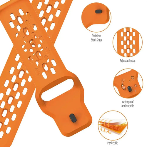Amazfit Silicone Watch Band – Fits Amazfit GTR/GTS/T-Rex/Bip Series (20/22mm)