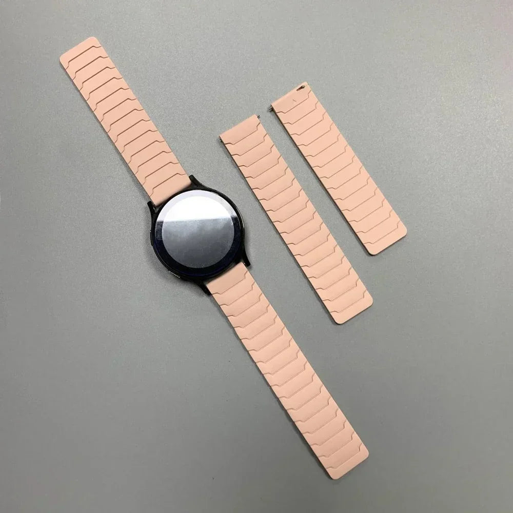 OnePlus Smartwatch Bands, Magnetic Silicone Loop Sport Watch Band Strap