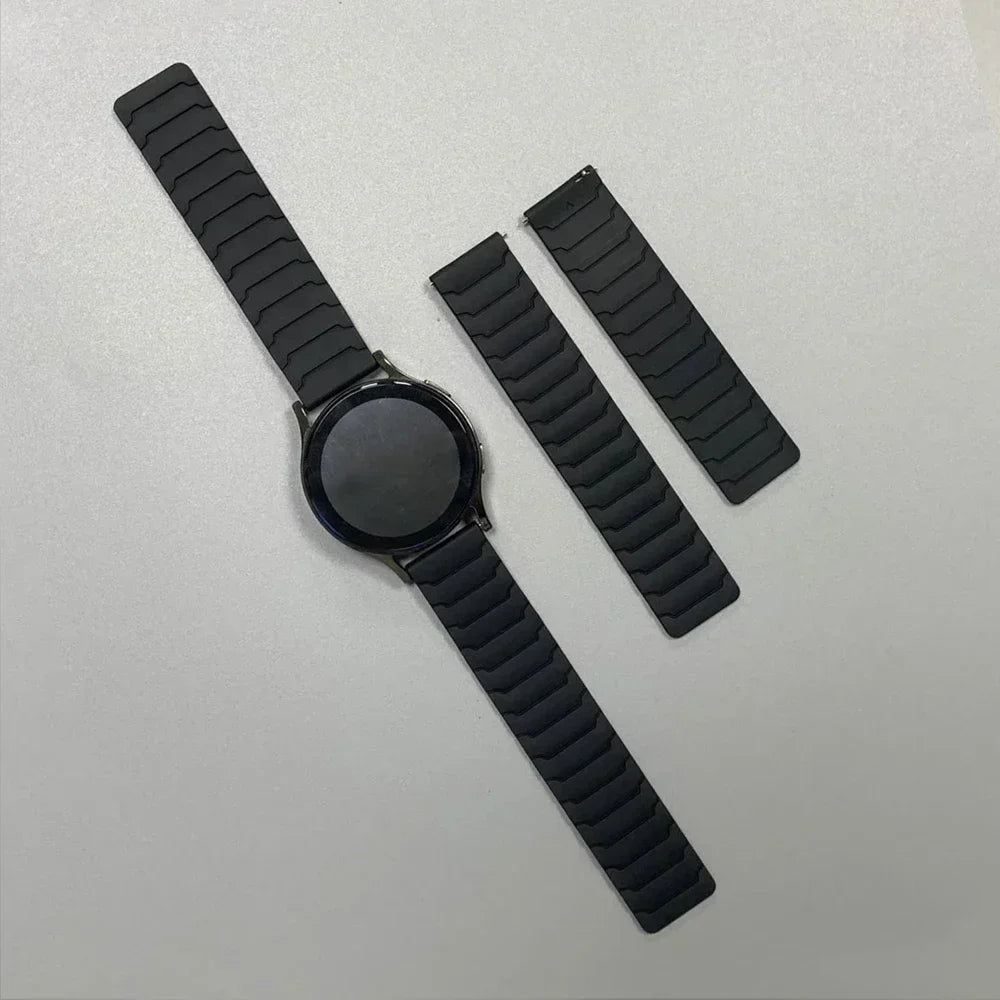 OnePlus Smartwatch Bands, Magnetic Silicone Loop Sport Watch Band Strap