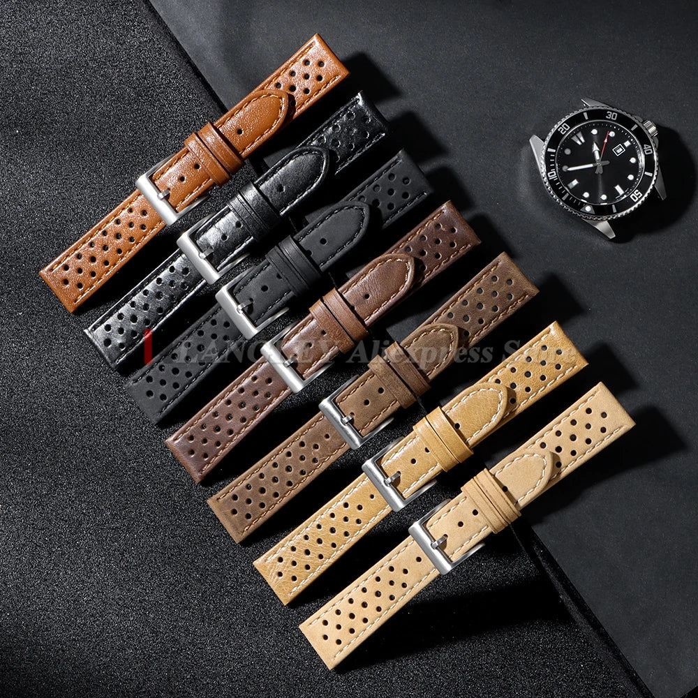 Polar Leather Watch Bands For Polar Smartwatch - Unisex Vintage Calfskin Strap