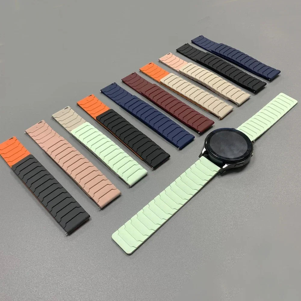 OnePlus Smartwatch Bands, Magnetic Silicone Loop Sport Watch Band Strap