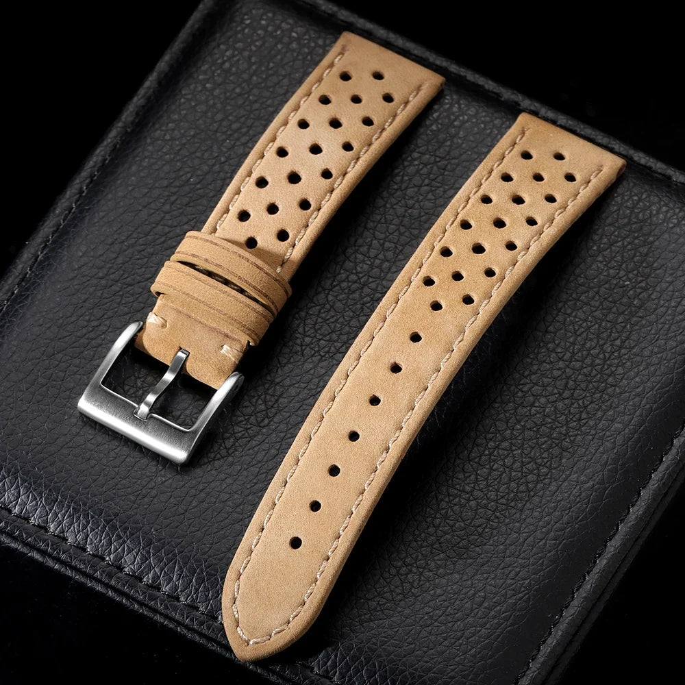 Polar Leather Watch Bands For Polar Smartwatch - Unisex Vintage Calfskin Strap