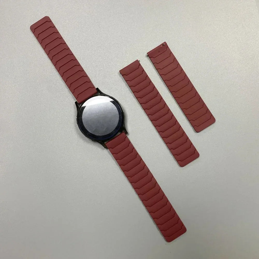 OnePlus Smartwatch Bands, Magnetic Silicone Loop Sport Watch Band Strap