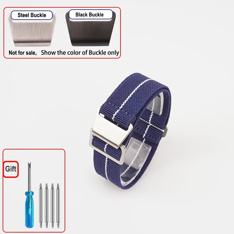 OnePlus Smartwatch Bands Nylon Elastic Parachute Fabric Watch Strap