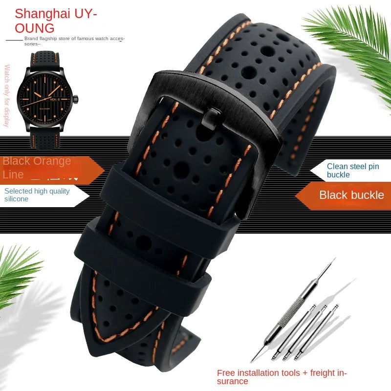 OnePlus Smartwatch Bands Soft Silicone Waterproof Sports Watch Strap