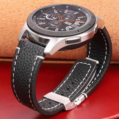 Amazfit Leather Watch Bands Genuine Cowhide Replacement Strap for Smartwatch