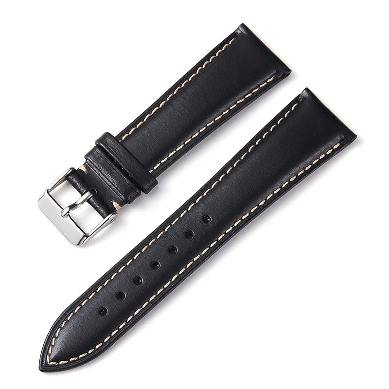 OnePlus Watch Bands, Oil Wax Leather Strap, Cowhide Replacement Band