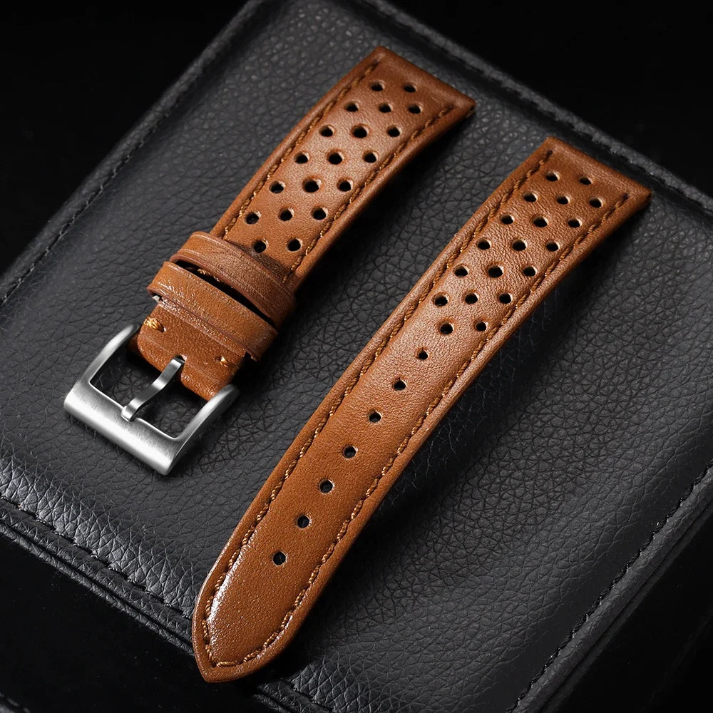 Polar Leather Watch Bands For Polar Smartwatch - Unisex Vintage Calfskin Strap