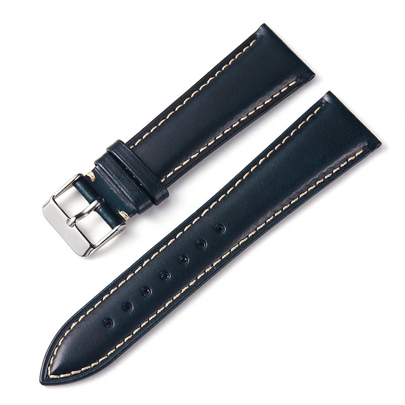 OnePlus Watch Bands, Oil Wax Leather Strap, Cowhide Replacement Band