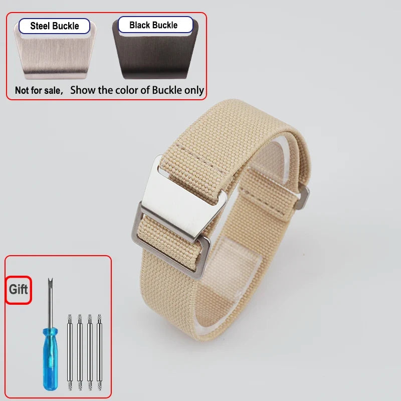 OnePlus Smartwatch Bands Nylon Elastic Parachute Fabric Watch Strap