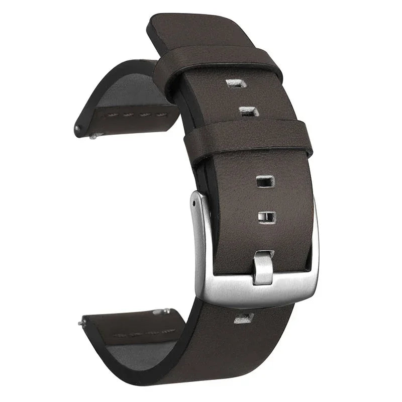 OnePlus Smartwatch Bands Leather Strap for Men Women Quick Release