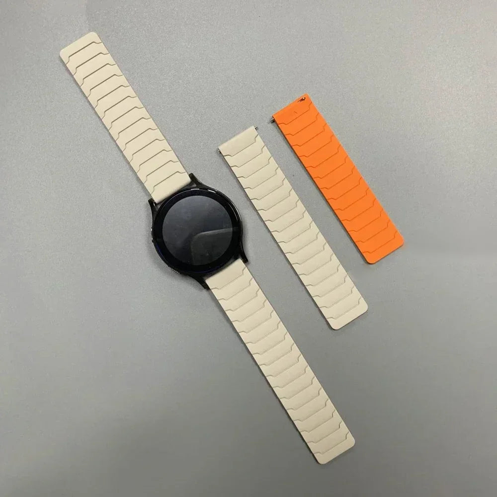 OnePlus Smartwatch Bands, Magnetic Silicone Loop Sport Watch Band Strap