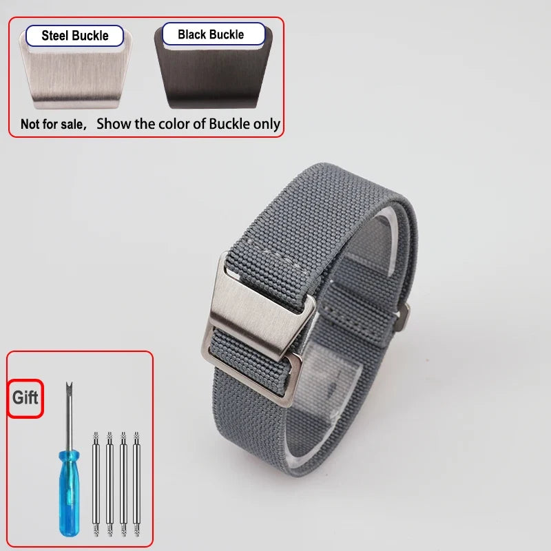OnePlus Smartwatch Bands Nylon Elastic Parachute Fabric Watch Strap