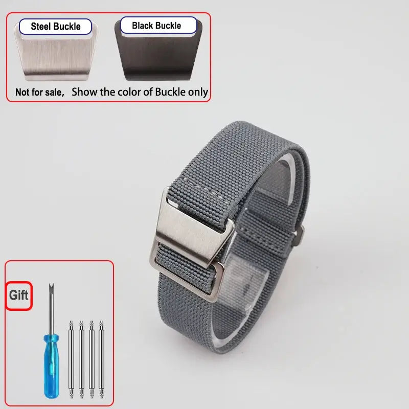 Amazfit Nylon Elastic Watch Band (One Size) – Fits Amazfit GTR/GTS/T-Rex/Bip Series (20/22mm)